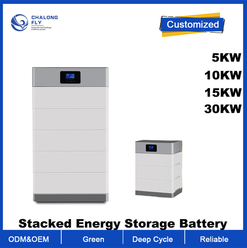 OEM ODM LiFePO4 lithium battery 10KW 20KW lithium battery packs 51.2V 48V 400A Stacked Energy Storage