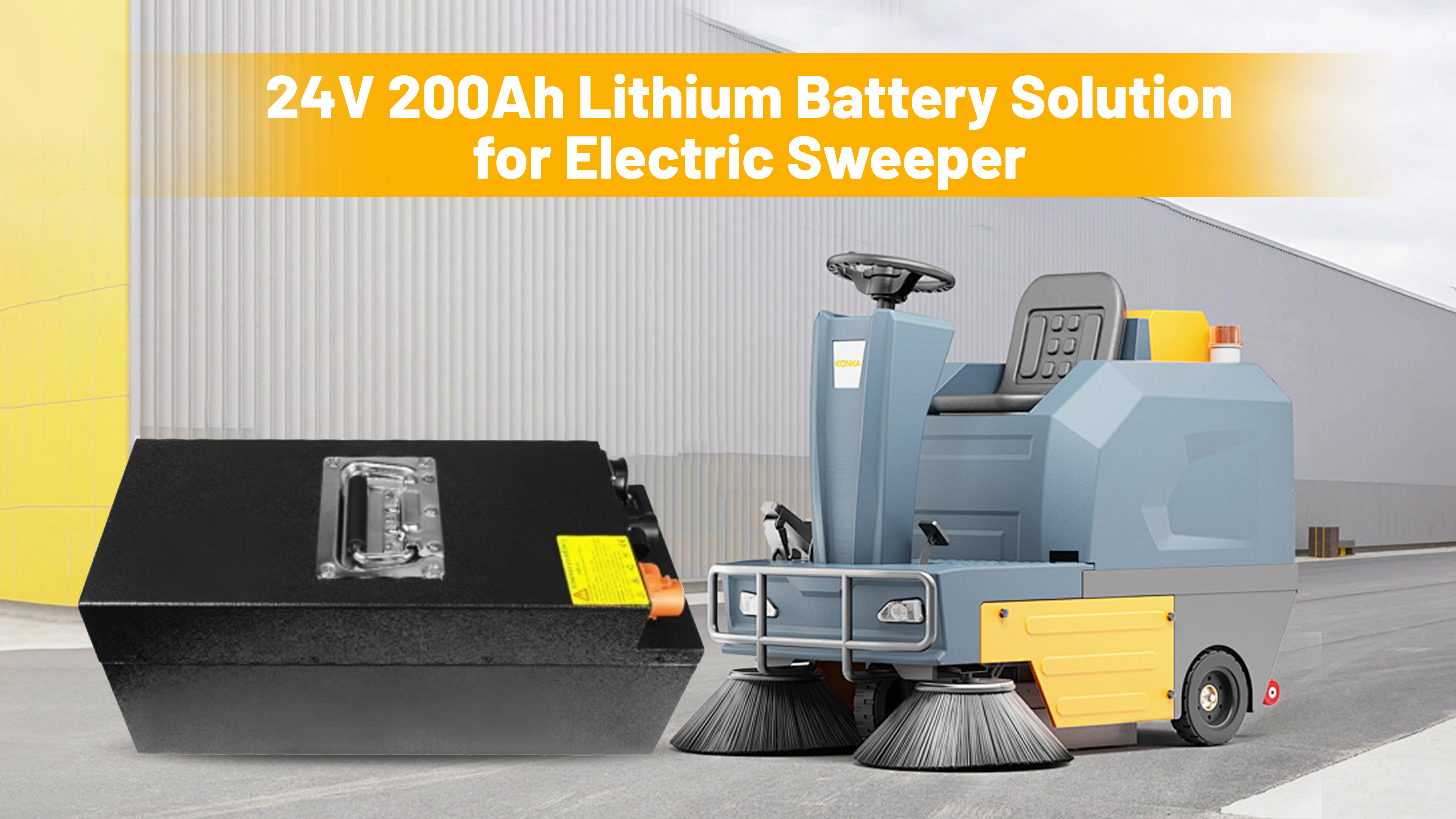 أحدث حالة شركة حول 24V 200Ah LiFePO4 Battery Solution for Electric Sweepers – Lead-Acid Replacement