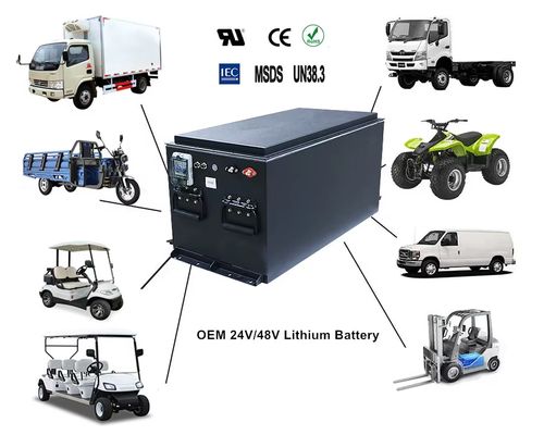 OEM ODM LiFePO4 Lithium Battery Recharge Golf Cart Battery 24v 36v 48v 72v 280Ah Lithium Ion Lifepo4 Battery