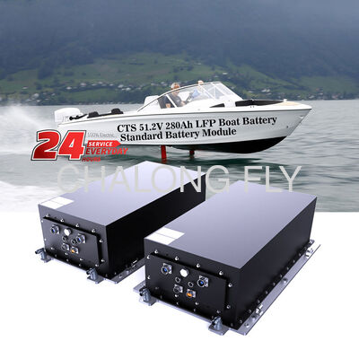 51.2V 280AH Lifepo4 Battery IP67 Waterproof Marine Lithium Battery with 6000 Cycles for Electric Boat