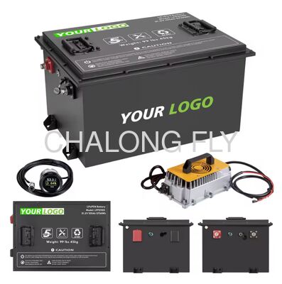 OEM ODM Golf Cart Battery 36V 48V 72V Long Life Lifepo4 Battery Cell Golf Cart Battery Lithium 48 Volt 70ah 105Ah 160Ah