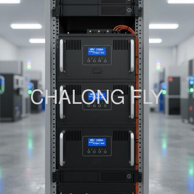 48V 100Ah Stackable Rack-mounted Lithium-ion Battery with Intelligent BMS for Industrial Energy Storage