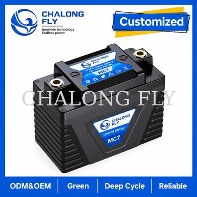 12.8V 3.2Ah LiFePO4 Motorcycle Starter Battery 192A for 4–7Ah Lead-Acid Replacement