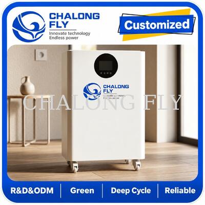 Mobile All-in-One LiFePO4 Home Energy Storage System with Integrated Solar Inverter for Residential Backup Power