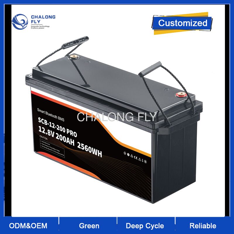 Lithium Ion Battery Pack 12V 200Ah Lead Acid Replacement Wholesale OEM Lead-acid to Lifepo4 Battery EU Stock