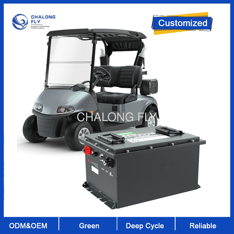 48V 150Ah LiFePO4 Golf Cart Battery with 6000+ Cycles and IP65 Waterproof Protection