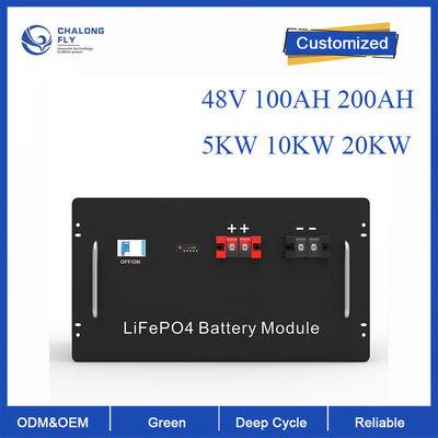 LiFePo4 بطارية ليثيوم 48V 5KW 10KW OEM ODM تخزين الطاقة بطارية ليثيوم فوسفات الحديد ل EV / RV / قوارب / عربات الجولف