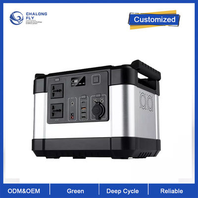 Lifepo4 بطارية ليثيوم OEM ODM 500W محطة الطاقة المحمولة 1000W الطاقة الشمسية 2000W مولد الكهرباء في الهواء الطلق