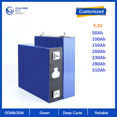 3.2V قابلة للشحن دورة عميقة 100ah 206ah 280ah 302ah Lifepo4 بطارية ليثيوم سكوتر كهربائي بطارية دراجة نارية