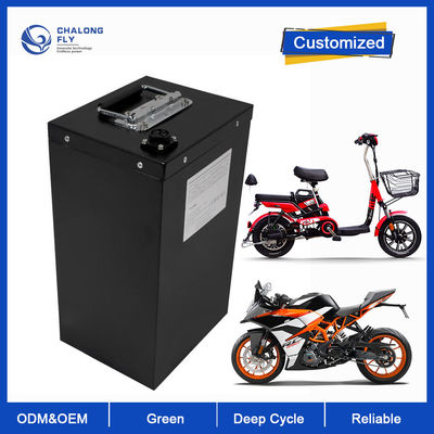 بطارية الليثيوم LiFePO4 36V 60V 72V 96V بطارية الليثيوم OEM ODM 20AH 40H 60AH 80AH بطارية الدراجة النارية Lifepo4