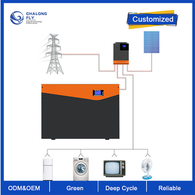 OEM ODM lifepo4 بطارية الليثيوم الشمسية حزمة بطارية ليثيوم أيون 48V 100Ah 200Ah بطارية دراجة نارية كهربائية