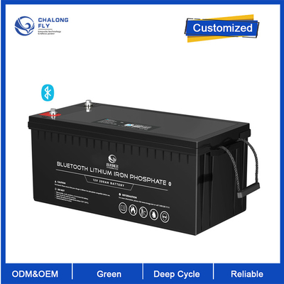 OEM ODM بطارية ليتيم LiFePO4 بطارية ليتيم 12V 200Ah بطارية ليتيم بطارية مخصصة بطارية بطارية ليتيم