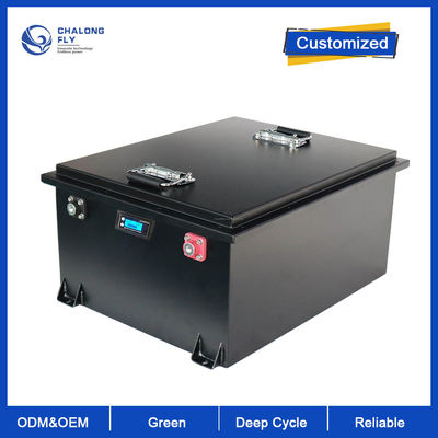بطارية ليثيوم LiFePo4 مخصصة 48 فولت 72 فولت 100AH ​​200AH 400AH بطارية عربة الجولف بطارية رافعة شوكية كهربائية قابلة لإعادة الشحن