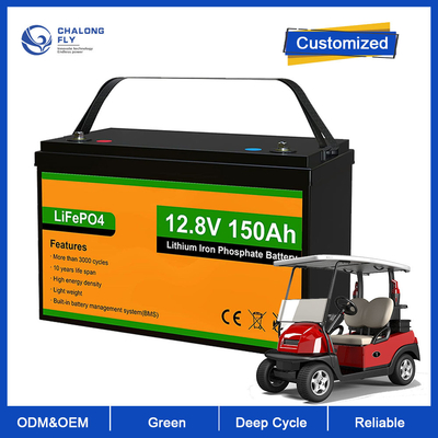 LiFePo4 بطارية ليثيوم OEM ODM 24V 48V 72V 100AH ​​200AH 300AH 400AH عربة الجولف ليثيوم أيون بطارية رافعة شوكية قابلة لإعادة الشحن