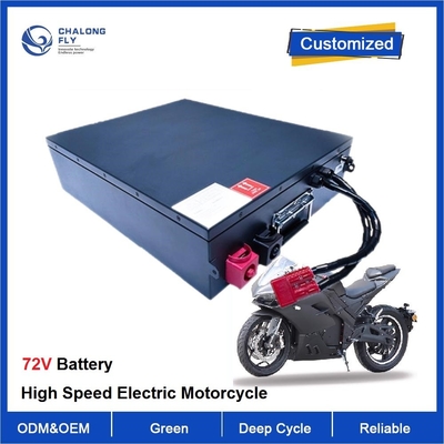 72V 50Ah 100AH ​​LiFePO4 عالية السرعة Ebike سكوتر دراجة نارية بطارية حزمة بطارية ليثيوم أيون