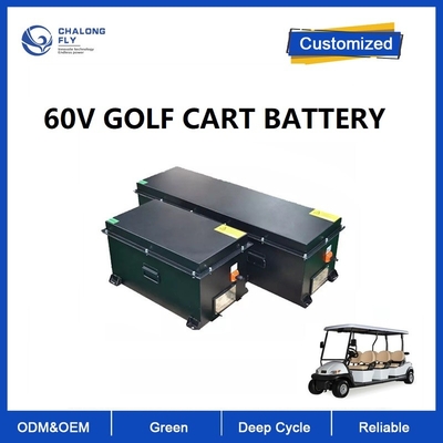 CLF OEM ODM 48V 60V 72V 80Ah 100Ah عربة الغولف المخصصة NCM LiFePO4 بطارية الليثيوم مع BMS مستقر CAN IP65