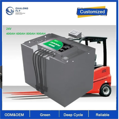 CLF OEM 24V600Ah بطارية LiFePO4 الليثيوم الحديد الفوسفاتية لتويوتا هلي فوركليفت AGV روبوت سكوتر