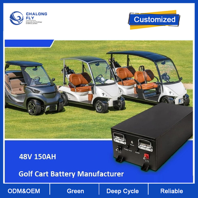CLF OEM ODM 48V 36V 150AH بطارية الليثيوم مع CAN RS485 AGV RGV عربة الغولف روبوت الدراجات النارية السكوتر السيارة