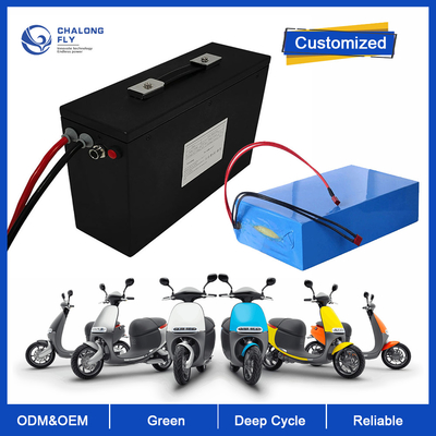 بطارية الليثيوم LiFePO4 OEM ODM 36V 48V 60V 25AH بطارية ليثيوم أيون 60AH 100AH 120AH للكرسي المتحرك الإلكتروني / الدراجة النارية الإلكترونية / الدراجة الكهربائية