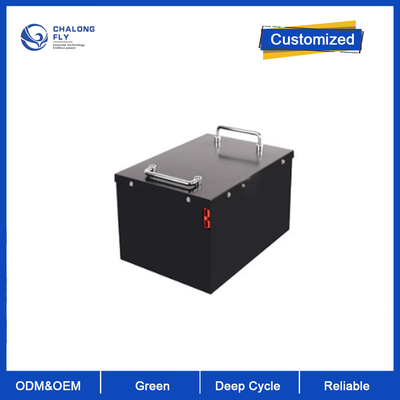 حزمة بطارية OEM EV 60v 48ah حزمة بطارية LiFePO4 قابلة لإعادة الشحن