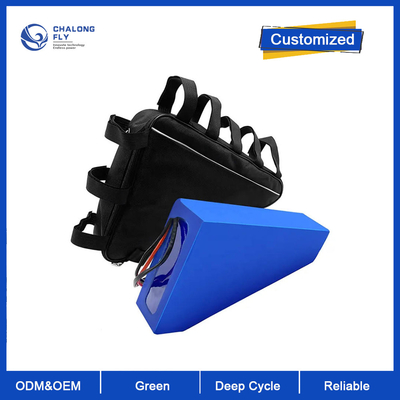 CLF بيع بالجملة 52V 60V 72V 20Ah 25Ah 30Ah 35Ah بطارية ليثيوم أيون المثلث بطارية إيبيك أسطوانية للدراجة الكهربائية