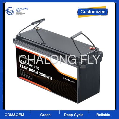 حزمة بطارية ليثيوم أيون 12 فولت 200 أمبير في الساعة بديل حمض الرصاص بالجملة OEM من حمض الرصاص إلى بطارية Lifepo4 مخزون الاتحاد الأوروبي