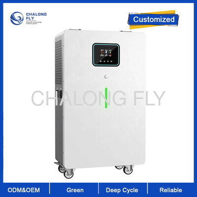 بطارية LiFePO4 طويلة الأمد تصل إلى عمر 10 سنوات بقدرة 6.2 كيلو وات لتخزين الطاقة الشمسية المنزلية، نظام طاقة صندوق بطارية الليثيوم