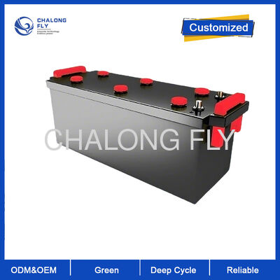 بطارية 12V 400Ah LiFePO4 مع 5000 دورة عميقة ، 200A تيار مستمر ، وتصميم خفيف الوزن للسيارات ذات الشاحنات والسكن
