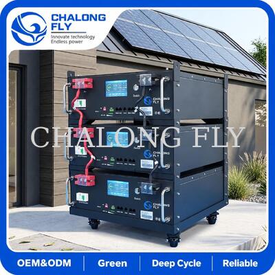 51.2V 5kWh 10kWh بطارية LiFePO4 مثبتة على الرف لتخزين الطاقة الشمسية السكنية